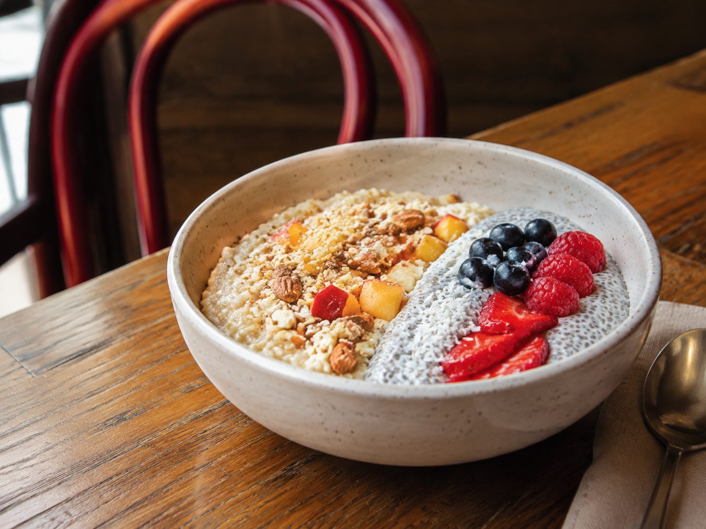 Pudding chia i owsianka